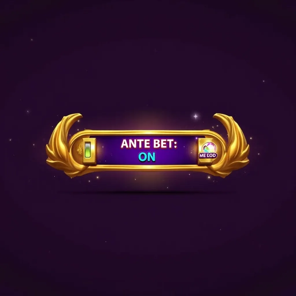 Ante Bet toggle button in game interface