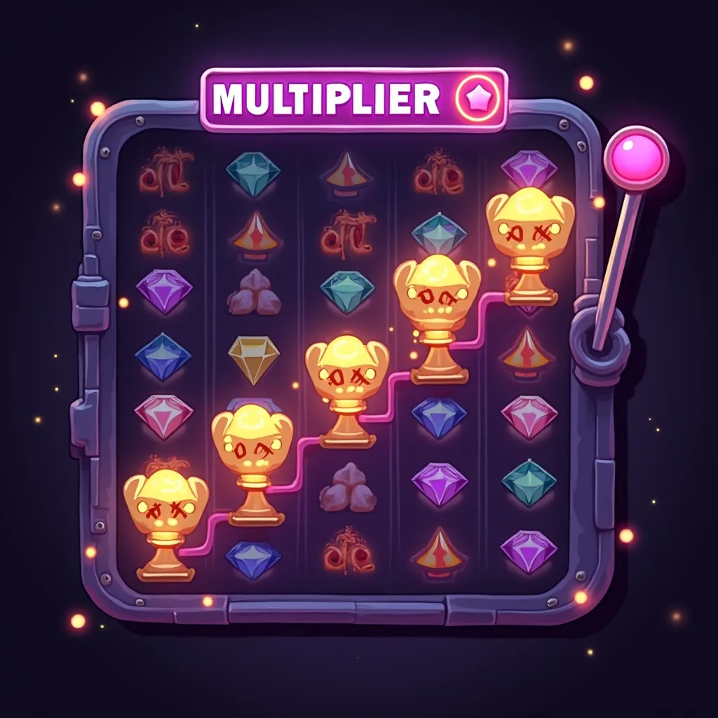 Multiplier stacking during Genie's Gem Bonanza free spins