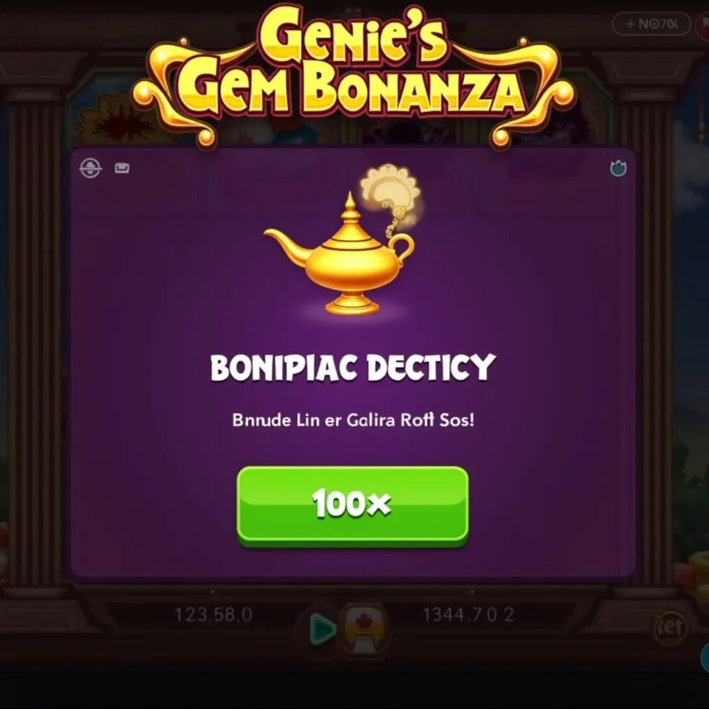 Bonus Buy option in Genie's Gem Bonanza