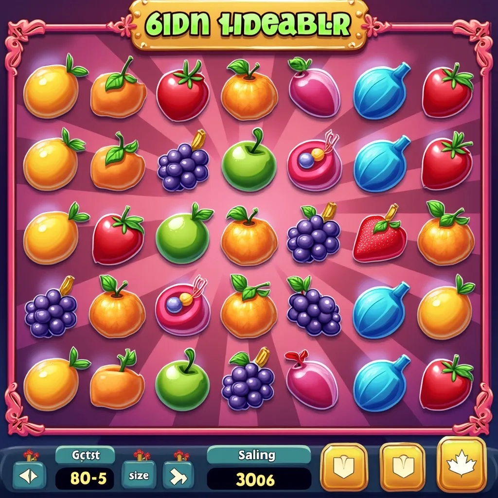 Sweet Bonanza grid with candy symbols and multiplier bombs