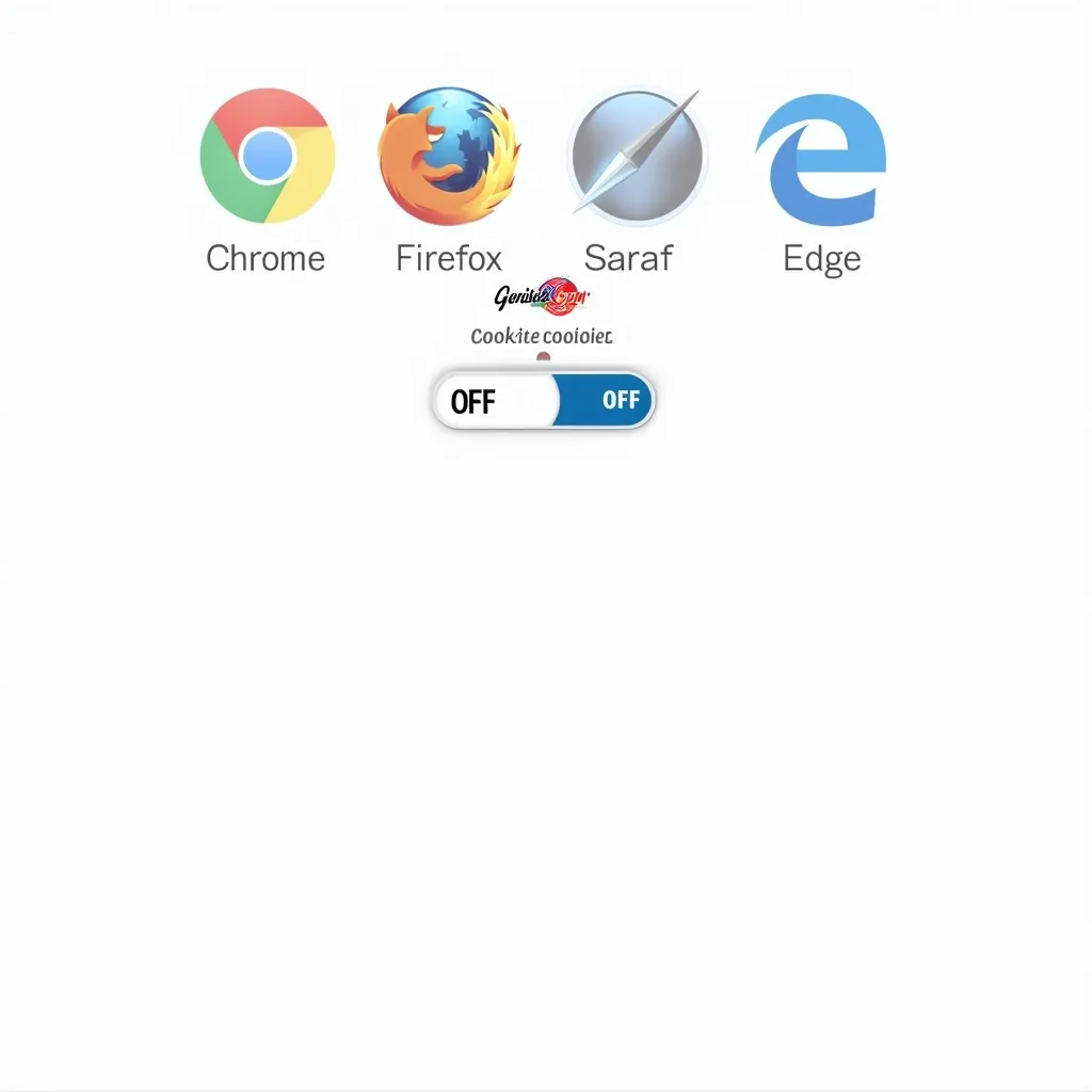 Comparison diagram of browser cookie blocking settings
