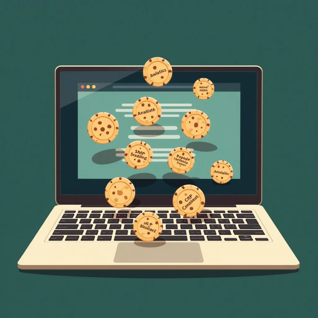 Illustration of cookie types used on gambling affiliate sites