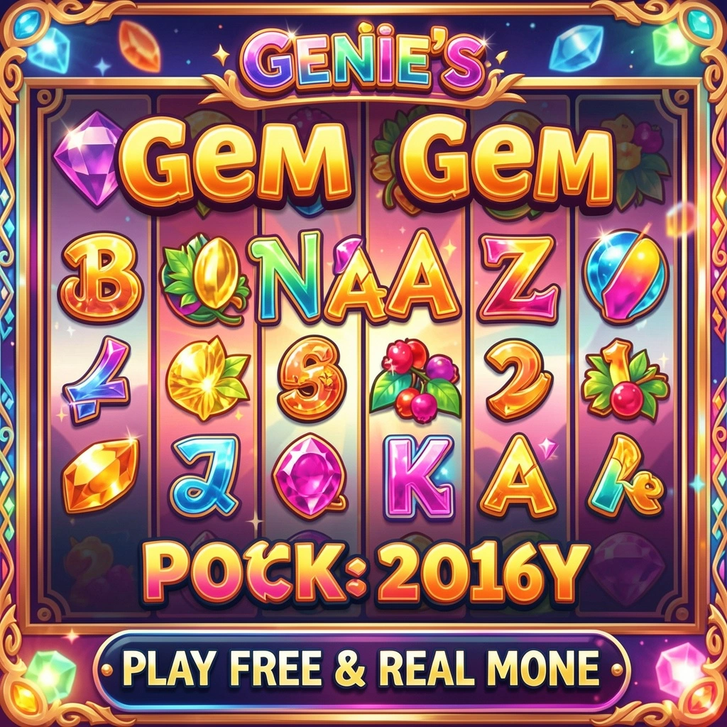 Genie's Gem Bonanza Pokie